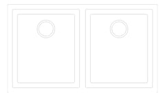 Plan Image of Sink Kitchen Abey CUA Double