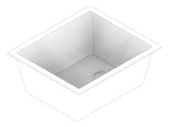 3D Documentation Image of Sink Kitchen Abey CUA Single