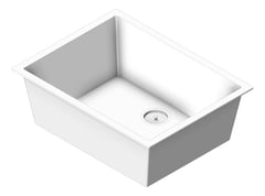 3D Shaded Image of Sink Kitchen Abey CUA Small