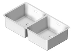 3D Shaded Image of Sink Kitchen Abey Lago DoubleBowl
