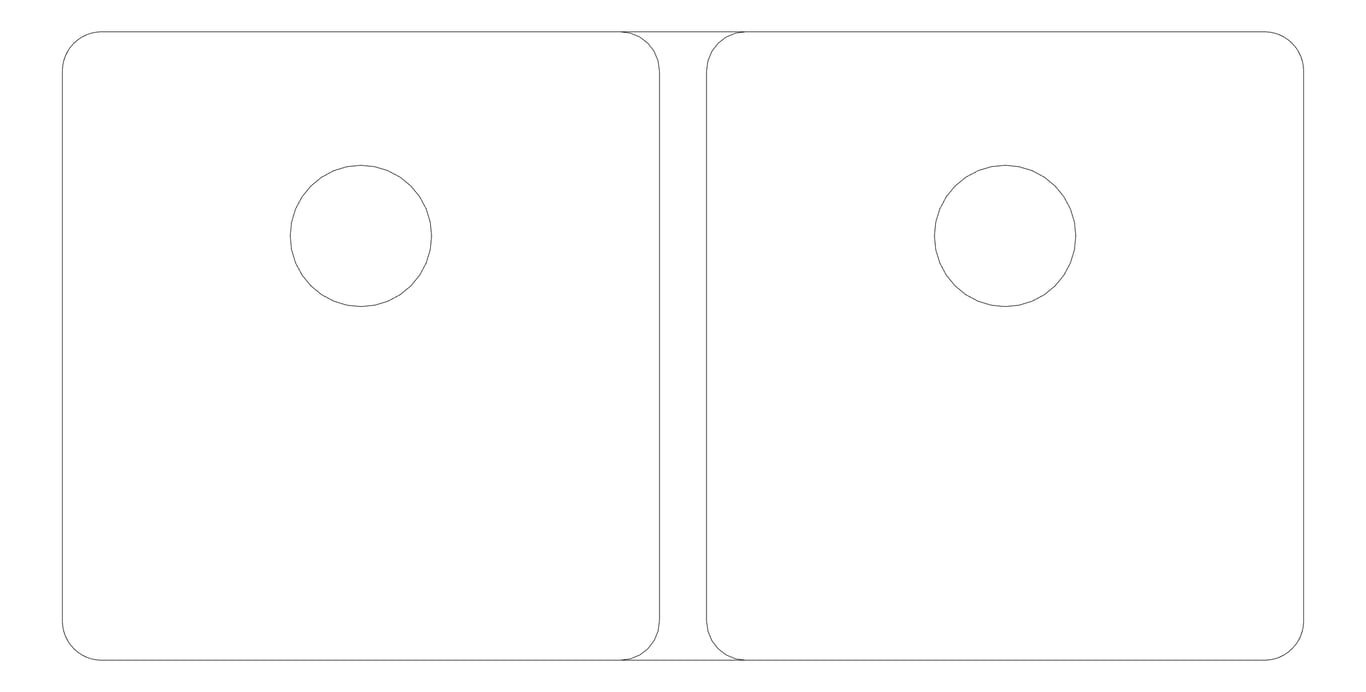 Plan Image of Sink Kitchen Abey Lago DoubleBowl