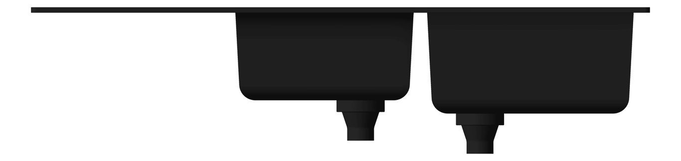 Front Image of Sink Kitchen Abey SchockSignus OneAndThreeQuarterBowl Drainer