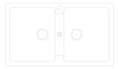 Plan Image of Sink Kitchen Abey Schock DoubleBowl