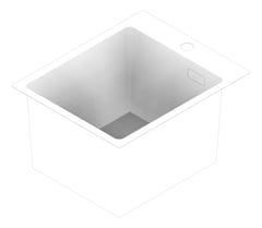 3D Documentation Image of Sink Laundry Abey Builders 360 SingleBowl Trough