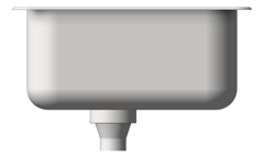 Left Image of Sink Laundry Abey TheHunter SingleBowl Inset