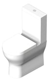 3D Shaded Image of ToiletSuite WallFaced Abey Poco Rimless