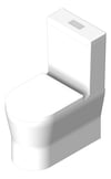 3D Shaded Image of ToiletSuite WallFaced Abey Vela
