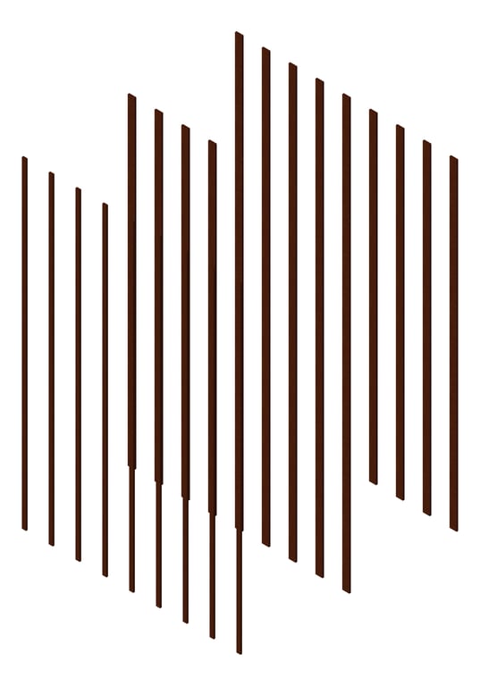 Batten Aluminium AliWood ClipOn 15