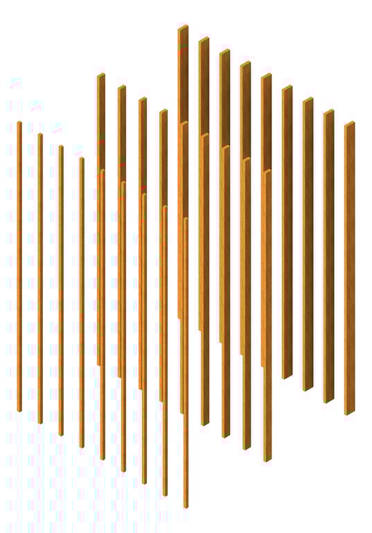 Batten Aluminium AliWood ClipOn 30