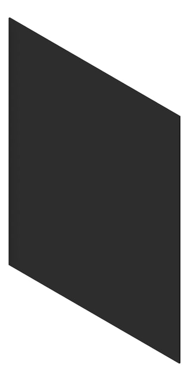 3D Presentation Image of Cladding Aluminium AliWood LiningBoard Horizontal 140 Black