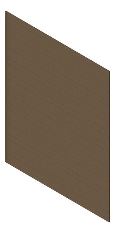 3D Presentation Image of Cladding Aluminium AliWood LiningBoard Horizontal 140 CharcoalAsh