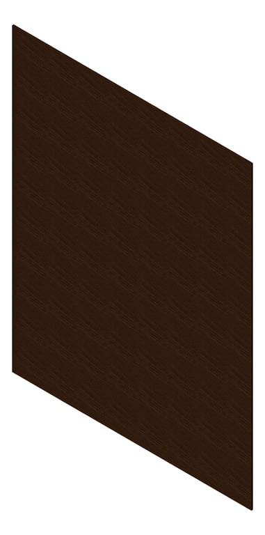 3D Presentation Image of Cladding Aluminium AliWood LiningBoard Horizontal 140 Chestnut