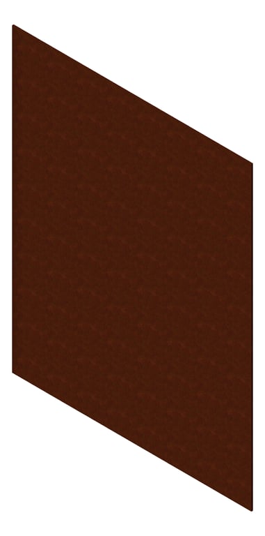 3D Presentation Image of Cladding Aluminium AliWood LiningBoard Horizontal 140 Corten