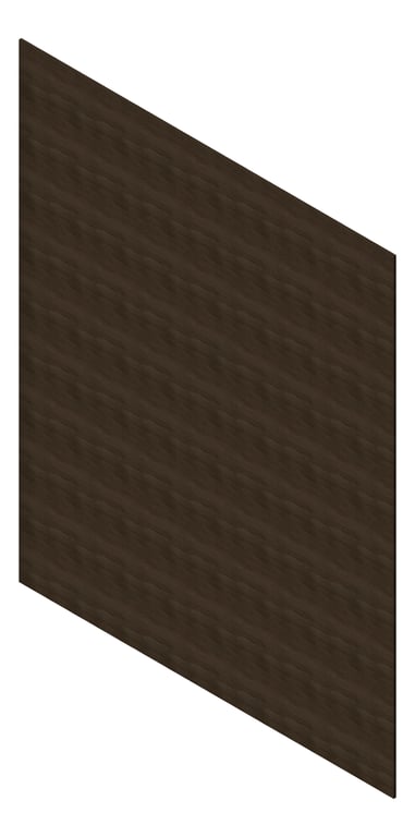 3D Presentation Image of Cladding Aluminium AliWood LiningBoard Horizontal 140 Ebony