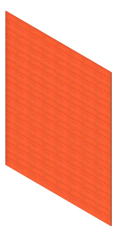 3D Presentation Image of Cladding Aluminium AliWood LiningBoard Horizontal 140 WesternRedCedar