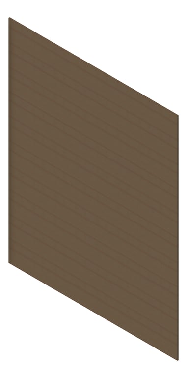 3D Presentation Image of Cladding Aluminium AliWood LiningBoard Horizontal 70 CharcoalAsh