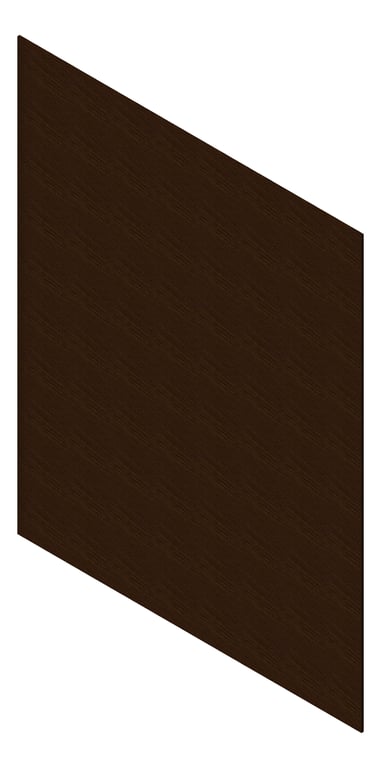 3D Presentation Image of Cladding Aluminium AliWood LiningBoard Horizontal 70 Chestnut