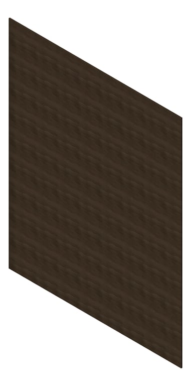 3D Presentation Image of Cladding Aluminium AliWood LiningBoard Horizontal 70 Ebony
