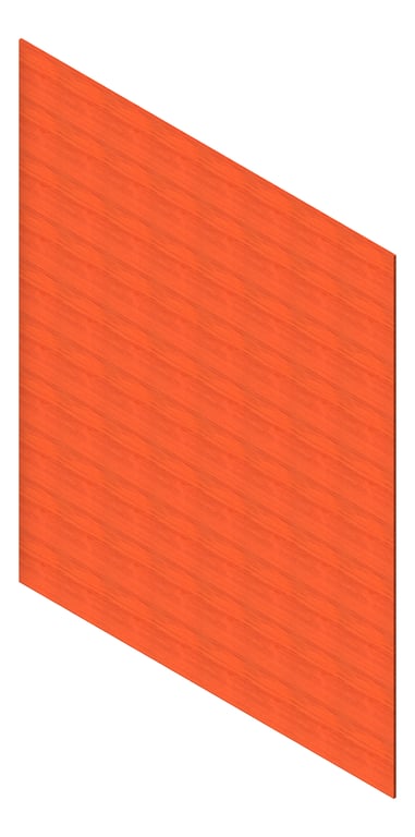 3D Presentation Image of Cladding Aluminium AliWood LiningBoard Horizontal 70 WesternRedCedar