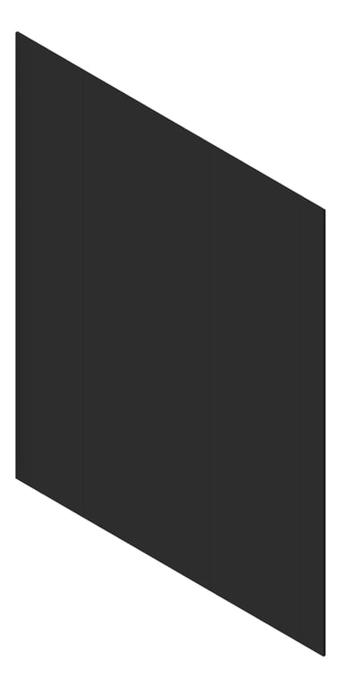 3D Presentation Image of Cladding Aluminium AliWood LiningBoard Vertical 140 Black