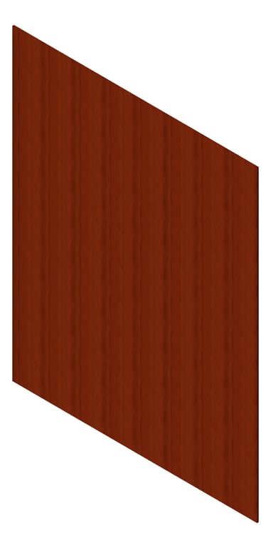 3D Presentation Image of Cladding Aluminium AliWood LiningBoard Vertical 140 Bushwood