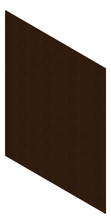 3D Presentation Image of Cladding Aluminium AliWood LiningBoard Vertical 140 Chestnut