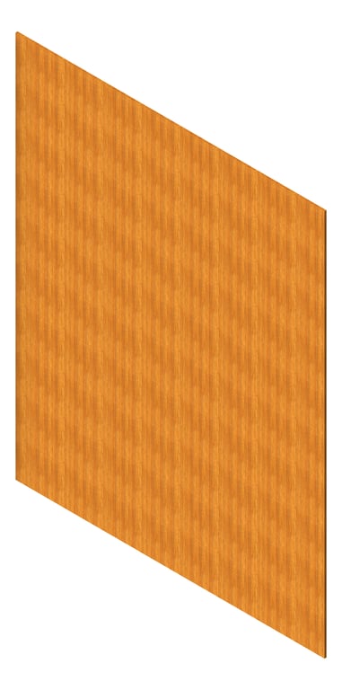 3D Presentation Image of Cladding Aluminium AliWood LiningBoard Vertical 70 Blackbutt