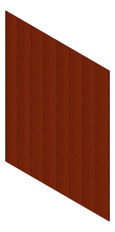 3D Presentation Image of Cladding Aluminium AliWood LiningBoard Vertical 70 Bushwood