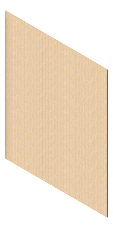 3D Presentation Image of Cladding Aluminium AliWood LiningBoard Vertical 70 Driftwood