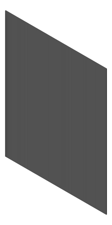 3D Presentation Image of Cladding Aluminium AliWood LiningBoard Vertical 70 Monument