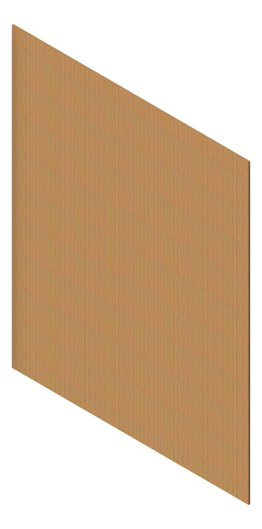 3D Presentation Image of Cladding Aluminium AliWood LiningBoard Vertical 70 MountainAsh