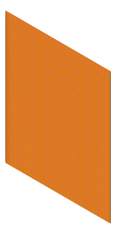 3D Presentation Image of Cladding Aluminium AliWood LiningBoard Vertical 70 Snowgum