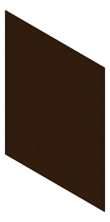 3D Presentation Image of Cladding Aluminium AliWood VLine Horizontal 150Castellated Chestnut