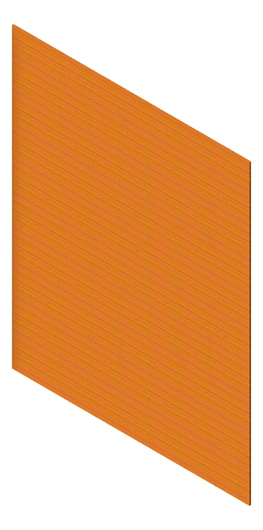 3D Presentation Image of Cladding Aluminium AliWood VLine Horizontal 150Castellated Snowgum