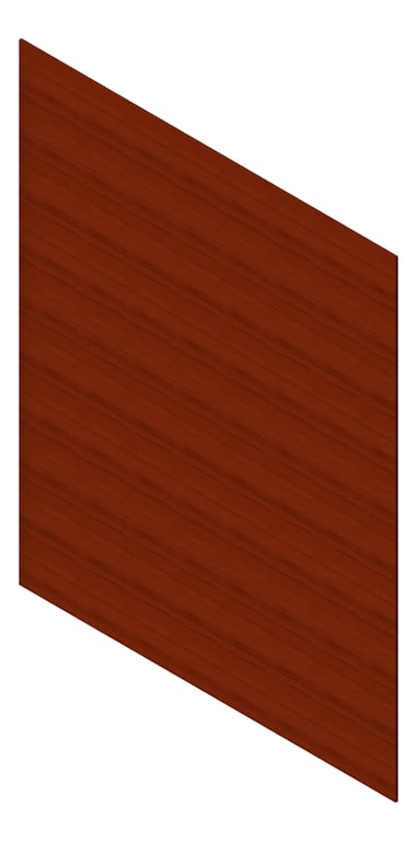 3D Presentation Image of Cladding Aluminium AliWood VLine Horizontal 180 Bushwood