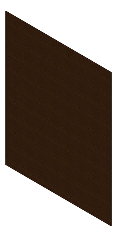 3D Presentation Image of Cladding Aluminium AliWood VLine Horizontal 180 Chestnut