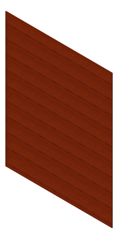 3D Presentation Image of Cladding Aluminium AliWood VLine Horizontal 200Shadowline Bushwood
