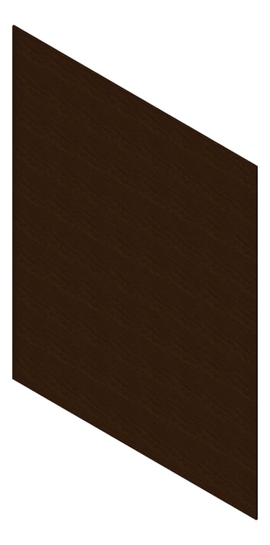 3D Presentation Image of Cladding Aluminium AliWood VLine Horizontal 200Shadowline Chestnut