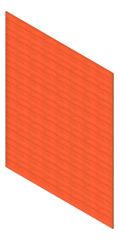 3D Presentation Image of Cladding Aluminium AliWood VLine Horizontal 200Shadowline WesternRedCedar