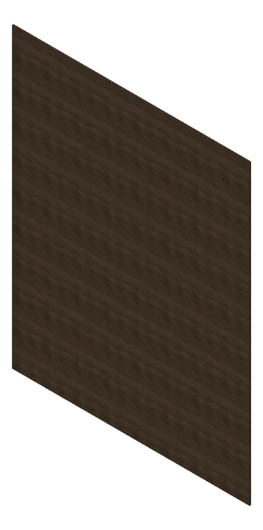 3D Presentation Image of Cladding Aluminium AliWood VLine Horizontal 210 Ebony