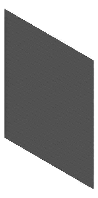 3D Presentation Image of Cladding Aluminium AliWood VLine Horizontal 210 Monument