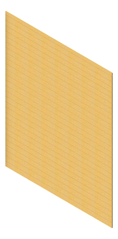 3D Presentation Image of Cladding Aluminium AliWood VLine Horizontal 210 SiberianLarch