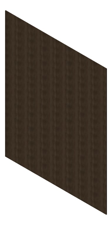 3D Presentation Image of Cladding Aluminium AliWood VLine Vertical 150Castellated Ebony