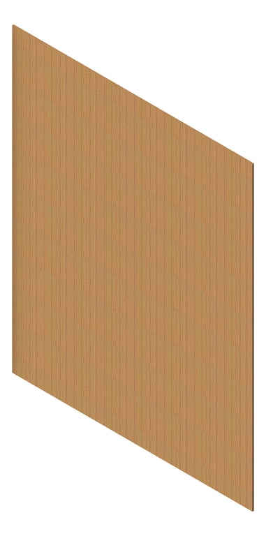 3D Presentation Image of Cladding Aluminium AliWood VLine Vertical 150Castellated MountainAsh