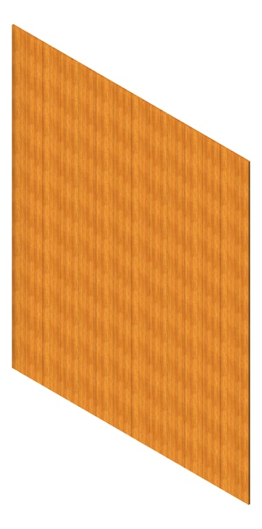 3D Presentation Image of Cladding Aluminium AliWood VLine Vertical 180 Blackbutt