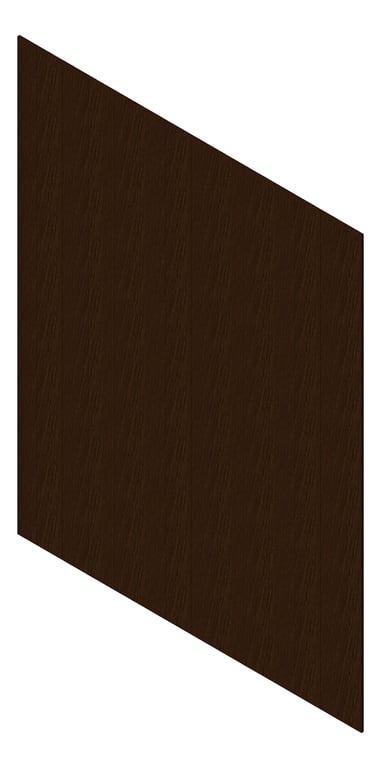 3D Presentation Image of Cladding Aluminium AliWood VLine Vertical 180 Chestnut