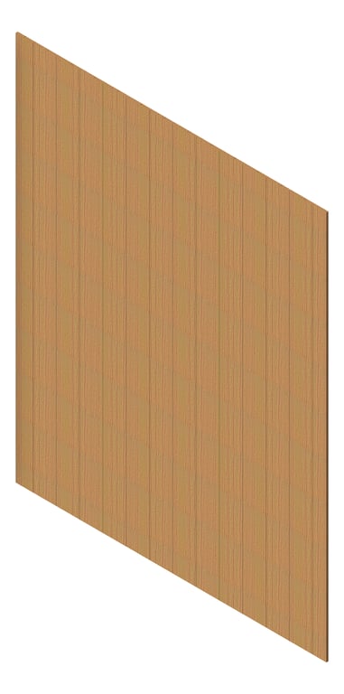 3D Presentation Image of Cladding Aluminium AliWood VLine Vertical 180 MountainAsh