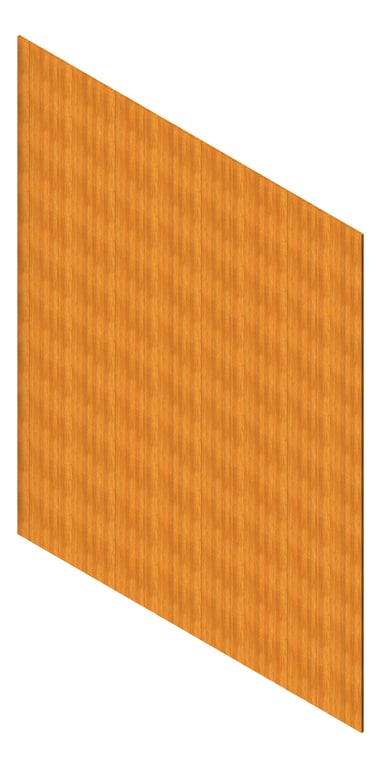3D Presentation Image of Cladding Aluminium AliWood VLine Vertical 200Shadowline Blackbutt
