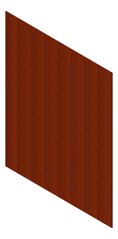 3D Presentation Image of Cladding Aluminium AliWood VLine Vertical 200Shadowline Bushwood