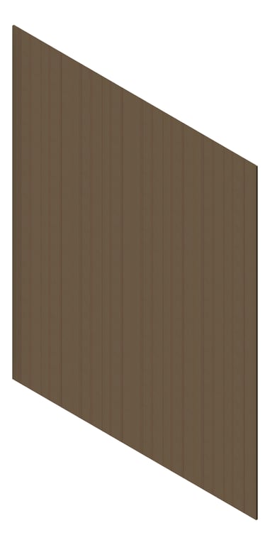 3D Presentation Image of Cladding Aluminium AliWood VLine Vertical 200Shadowline CharcoalAsh